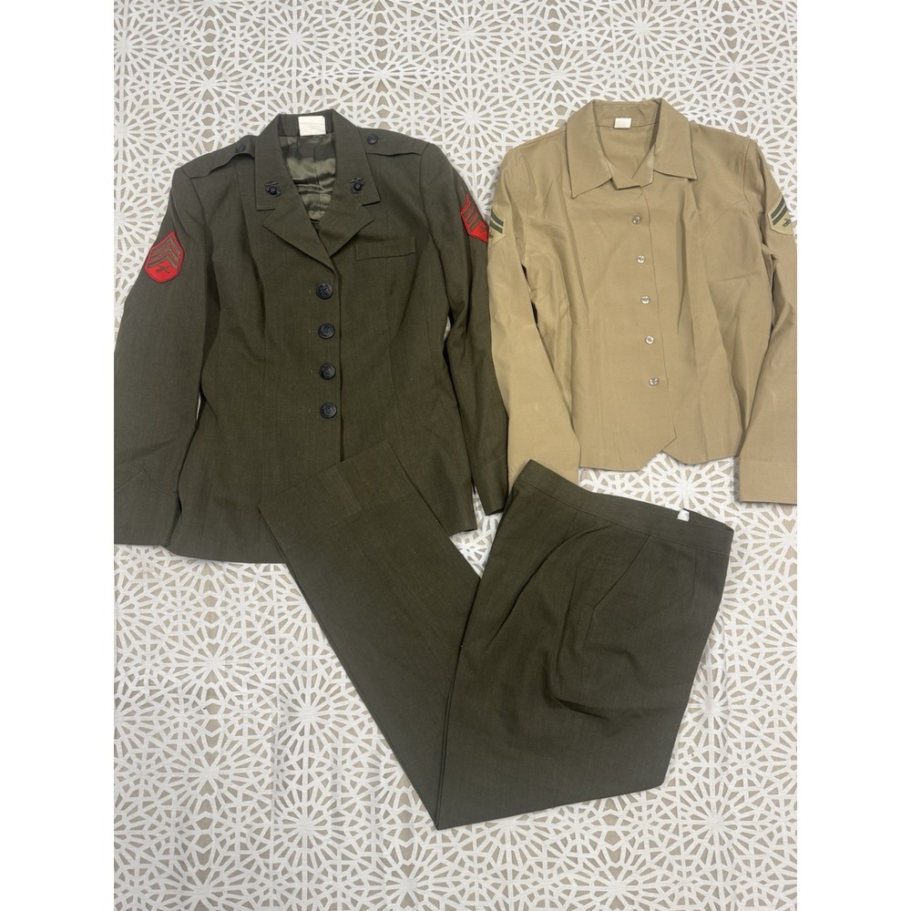 Marines Corps Service Alpha Sergeant Coat‎ Jacket Pants Full Uniform Military